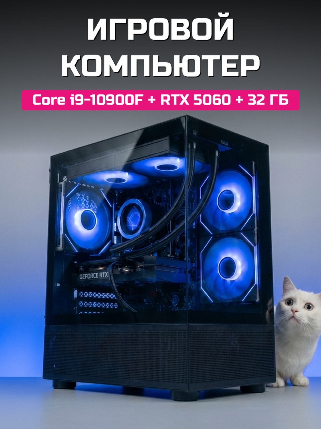 Core i9-10900F RTX 5060 8 GB